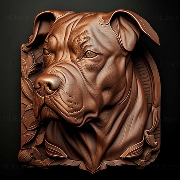 3D model pit bull (STL)